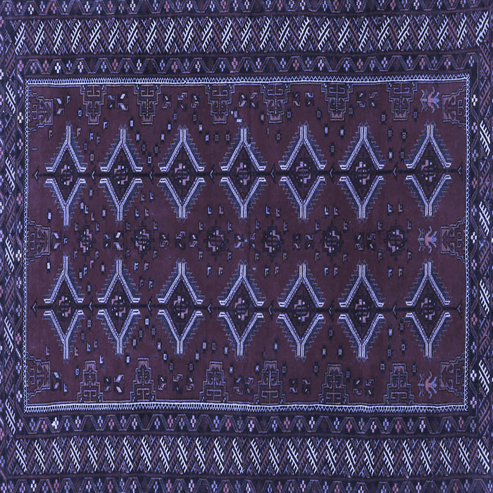 Square Persian Blue Traditional Rug, tr4024blu