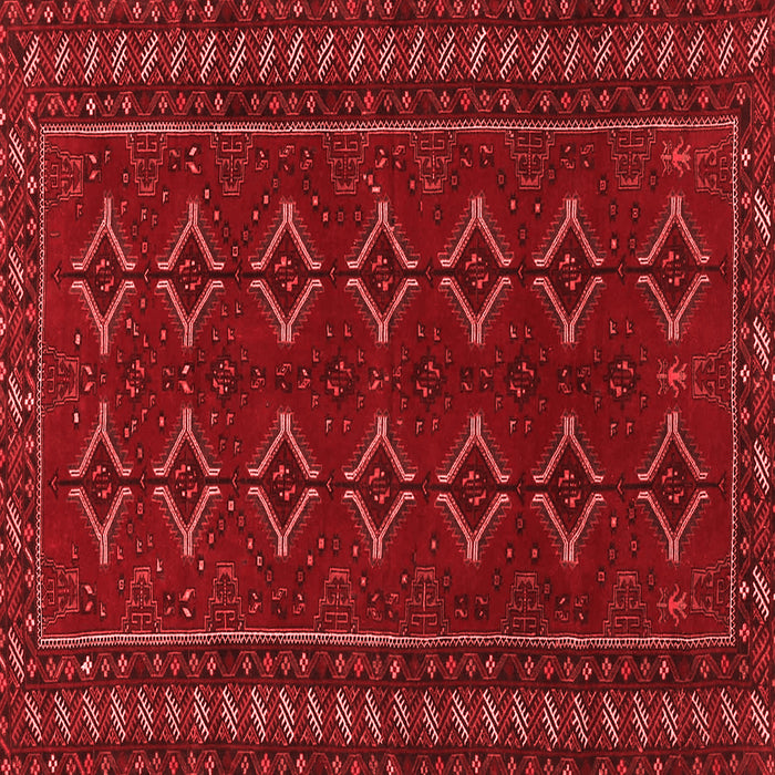 Machine Washable Persian Red Traditional Rug, wshtr4024red