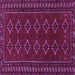 Square Persian Purple Traditional Rug, tr4024pur