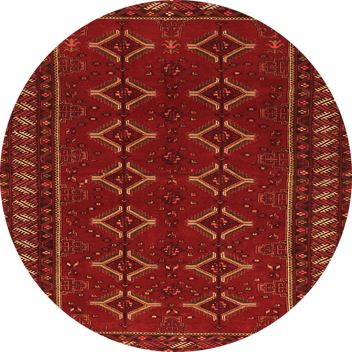 Machine Washable Persian Orange Traditional Area Rugs, wshtr4024org