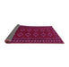 Sideview of Persian Pink Traditional Rug, tr4024pnk