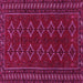 Square Machine Washable Persian Pink Traditional Rug, wshtr4024pnk