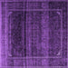 Square Persian Purple Traditional Rug, tr4025pur