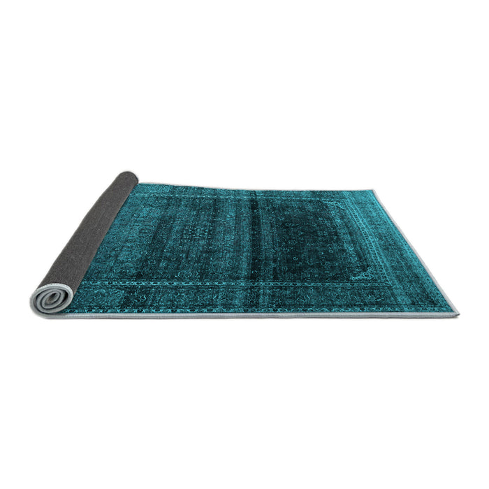 Sideview of Persian Light Blue Traditional Rug, tr4025lblu