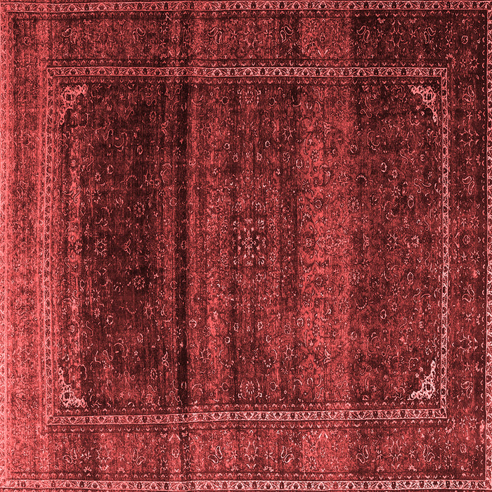 Machine Washable Persian Red Traditional Rug, wshtr4025red