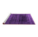 Sideview of Machine Washable Persian Purple Traditional Area Rugs, wshtr4025pur