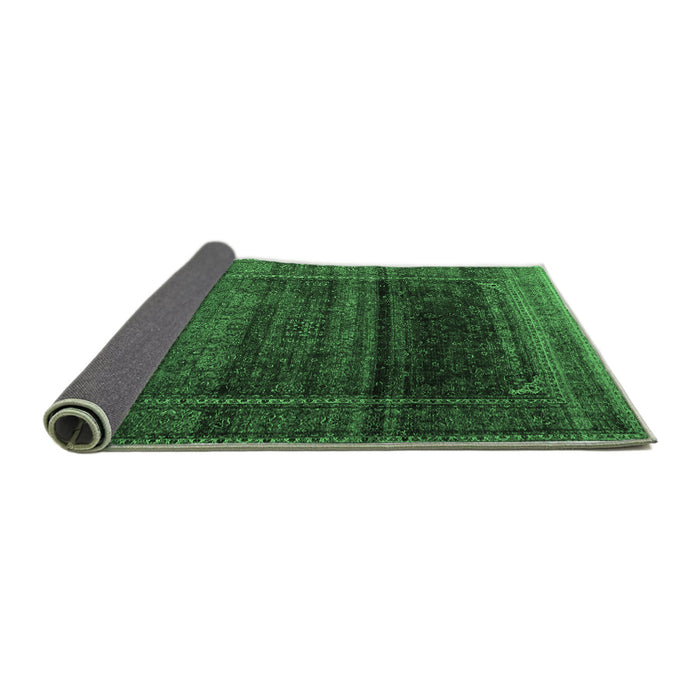 Sideview of Persian Emerald Green Traditional Rug, tr4025emgrn