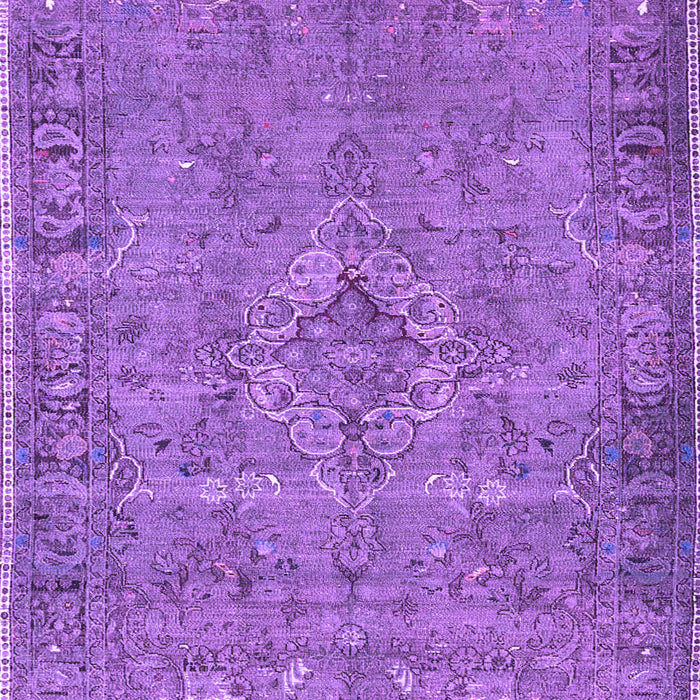 Machine Washable Persian Purple Traditional Area Rugs, wshtr4026pur
