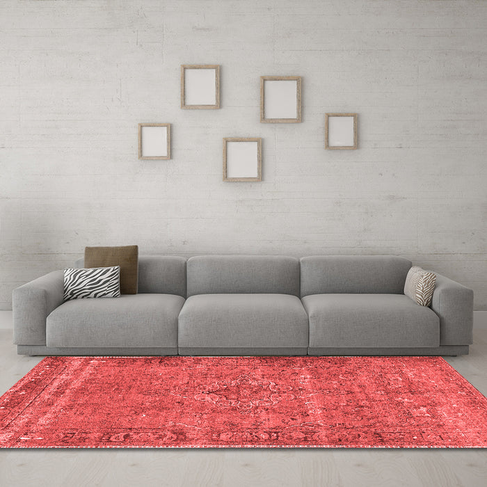Traditional Red Washable Rugs