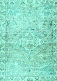 Persian Turquoise Traditional Rug, tr4027turq