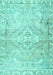 Persian Turquoise Traditional Rug, tr4027turq