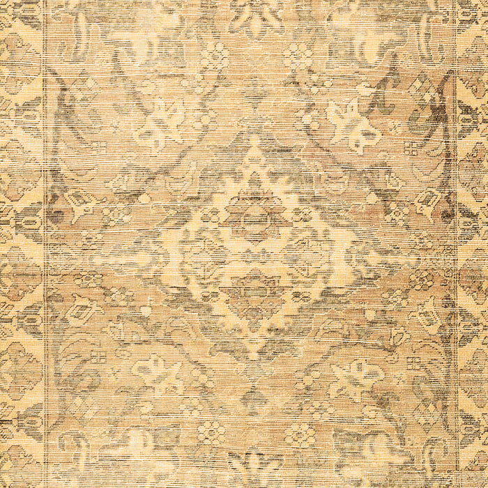 Machine Washable Persian Brown Traditional Rug, wshtr4027brn