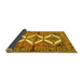 Sideview of Persian Yellow Traditional Rug, tr4028yw