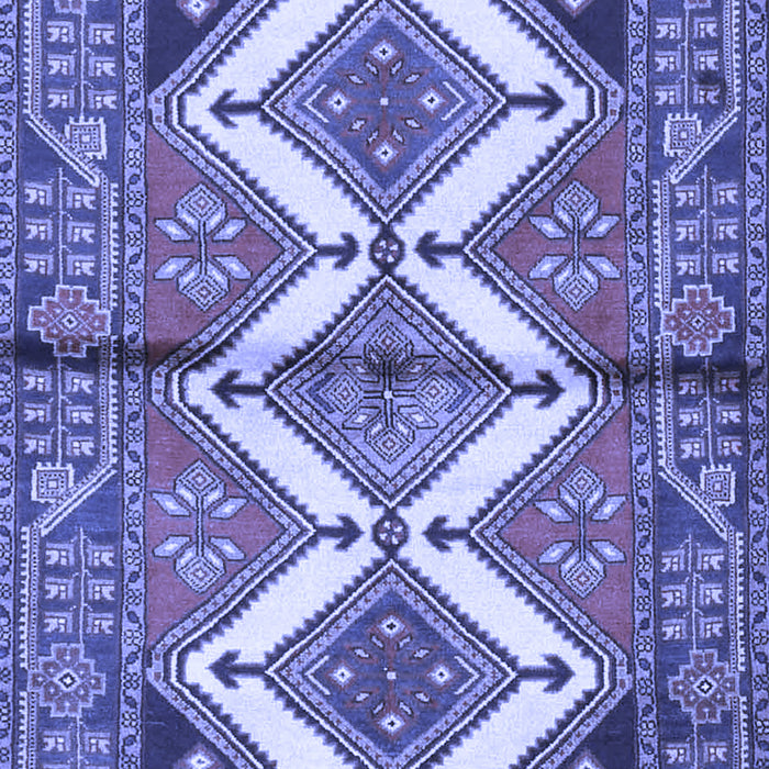 Machine Washable Persian Blue Traditional Rug, wshtr4028blu