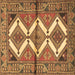 Square Machine Washable Persian Brown Traditional Rug, wshtr4028brn