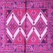 Square Persian Pink Traditional Rug, tr4028pnk