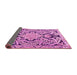 Sideview of Persian Pink Traditional Rug, tr4029pnk