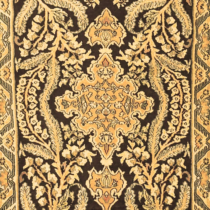 Machine Washable Persian Brown Traditional Rug, wshtr4029brn