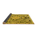 Sideview of Persian Yellow Traditional Rug, tr4029yw