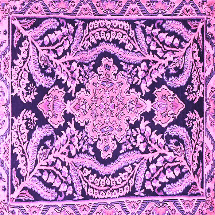 Square Persian Purple Traditional Rug, tr4029pur