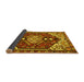 Sideview of Persian Yellow Traditional Rug, tr402yw