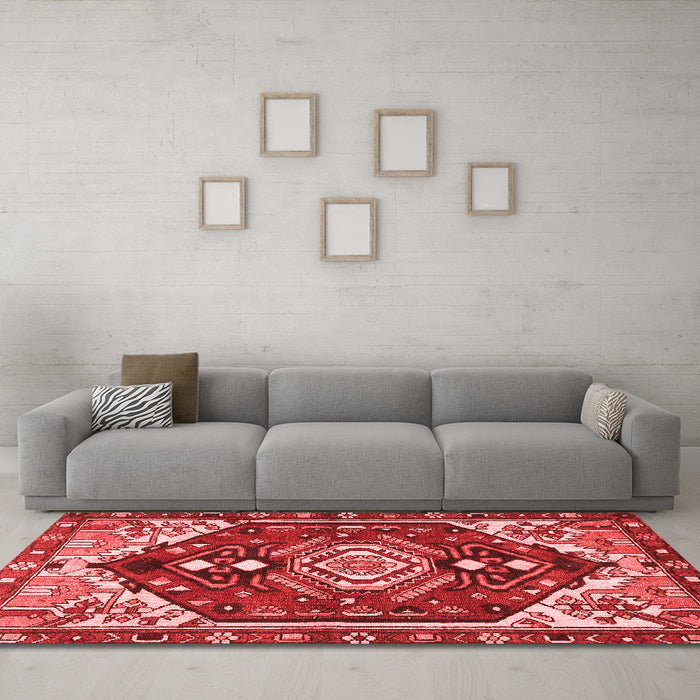 Traditional Red Washable Rugs