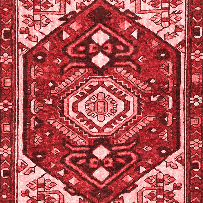 Machine Washable Persian Red Traditional Rug, wshtr402red