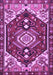 Machine Washable Persian Purple Traditional Area Rugs, wshtr402pur