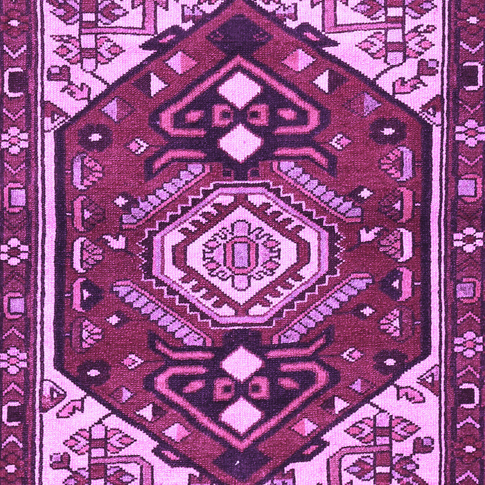 Machine Washable Persian Purple Traditional Area Rugs, wshtr402pur