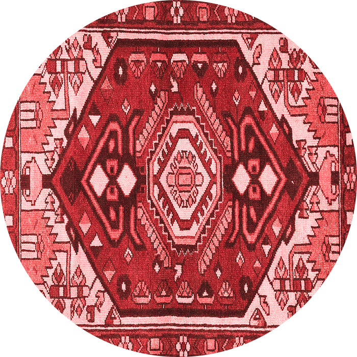 Machine Washable Persian Red Traditional Rug, wshtr402red