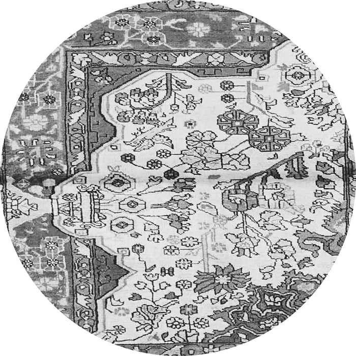 Square Persian Gray Traditional Rug, tr4030gry