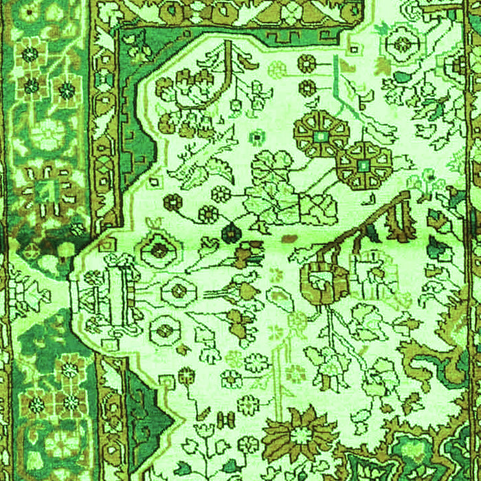 Persian Green Traditional Rug, tr4030grn