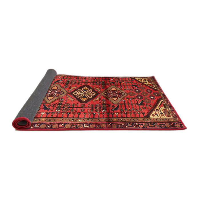 Sideview of Traditional Red Persian Rug, tr4031