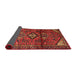 Sideview of Traditional Red Persian Rug, tr4031