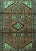 Persian Turquoise Traditional Rug, tr4031turq
