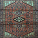 Square Persian Light Blue Traditional Rug, tr4031lblu