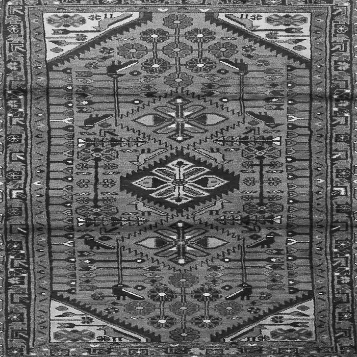 Serging Thickness of Persian Gray Traditional Rug, tr4031gry