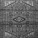 Serging Thickness of Persian Gray Traditional Rug, tr4031gry