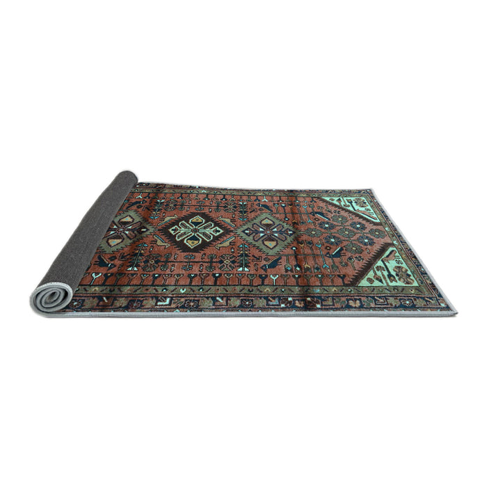 Sideview of Persian Light Blue Traditional Rug, tr4031lblu