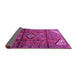Sideview of Persian Purple Traditional Rug, tr4031pur