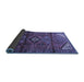 Sideview of Persian Blue Traditional Rug, tr4031blu