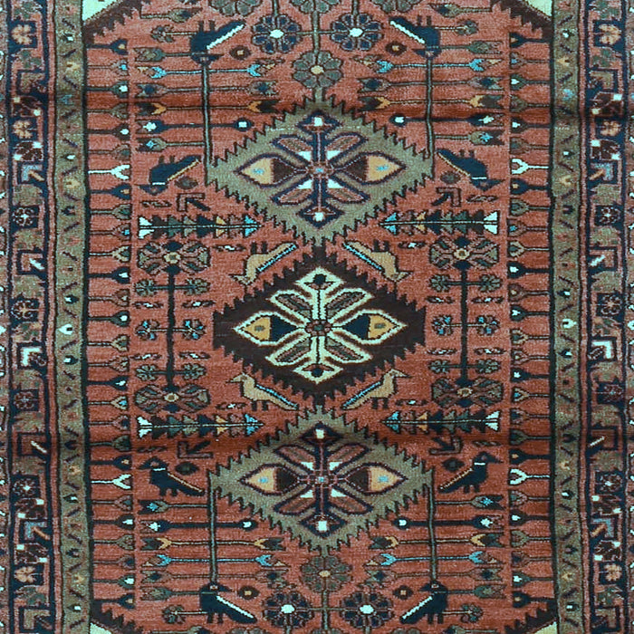 Machine Washable Persian Light Blue Traditional Rug, wshtr4031lblu