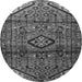 Square Persian Gray Traditional Rug, tr4031gry