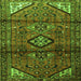 Serging Thickness of Persian Green Traditional Rug, tr4031grn