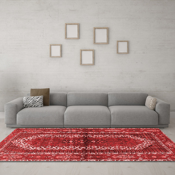 Traditional Red Washable Rugs