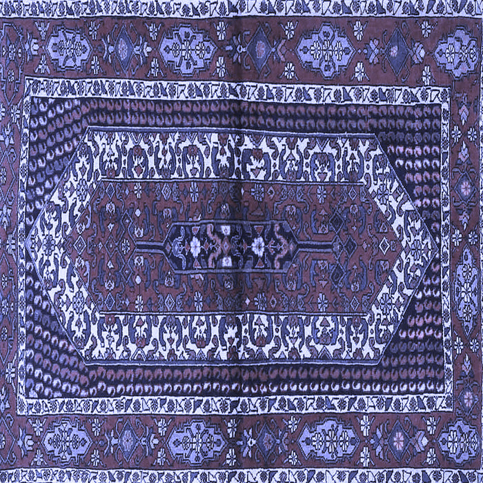 Square Persian Blue Traditional Rug, tr4032blu