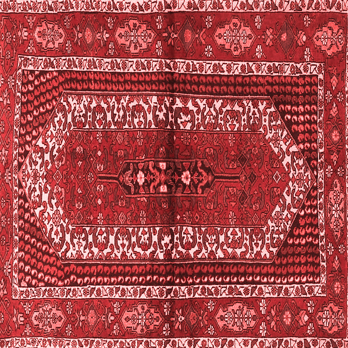 Machine Washable Persian Red Traditional Rug, wshtr4032red