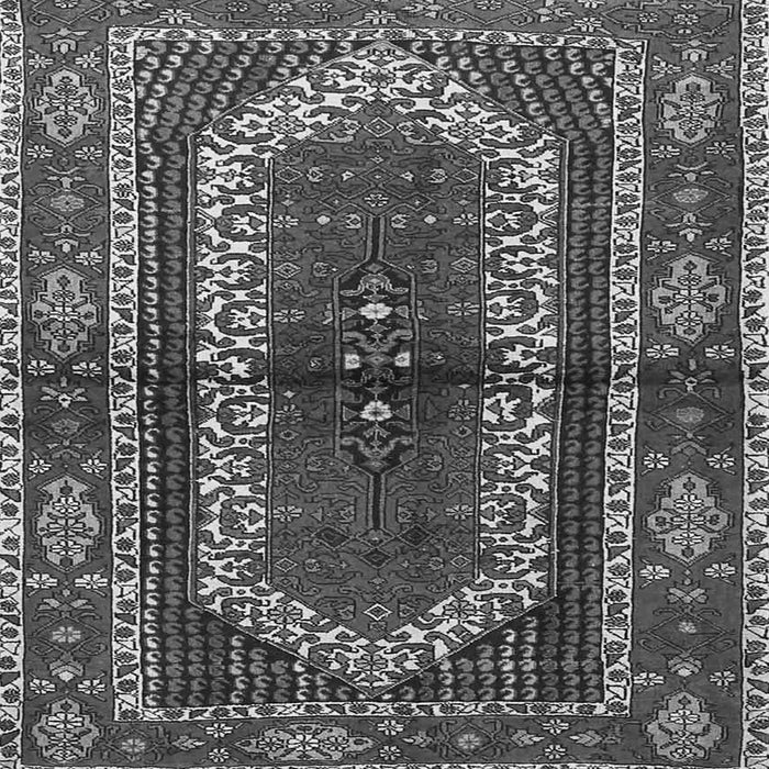 Serging Thickness of Persian Gray Traditional Rug, tr4032gry