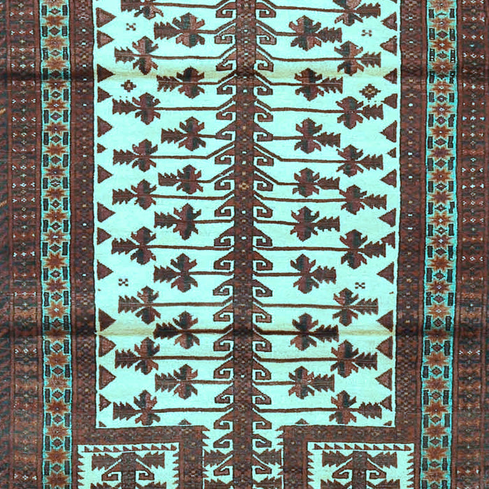 Machine Washable Persian Light Blue Traditional Rug, wshtr4033lblu