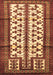 Machine Washable Persian Brown Traditional Rug, wshtr4033brn